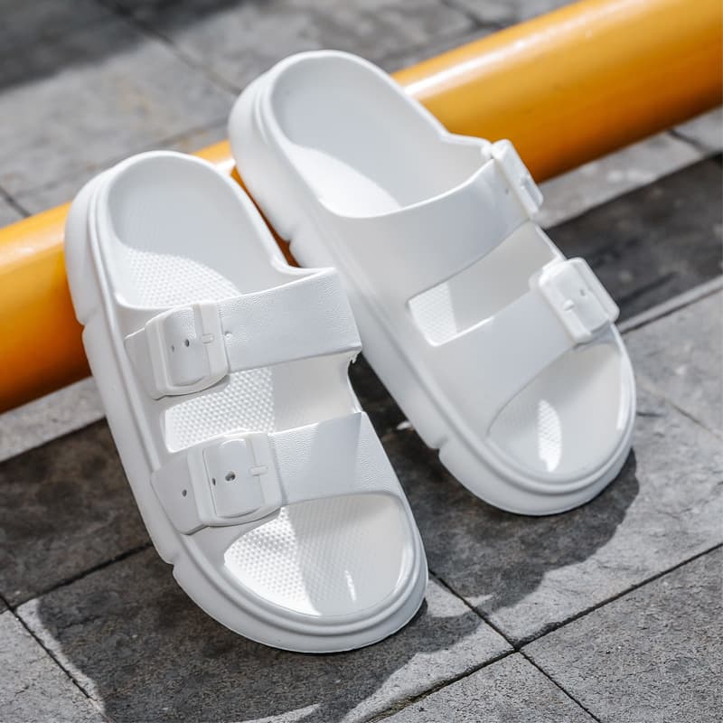 Large Size Outdoor Slippers for Men Summer Sandals Beach Sandals Home Couple Parent-Child Anti-Slip