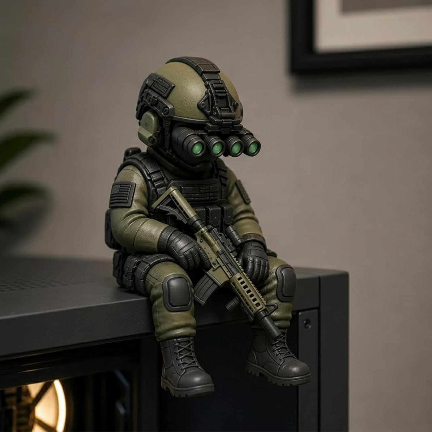 Cross-border new Tactical Mini Soldier Figurine mini soldier figure tactical ornaments