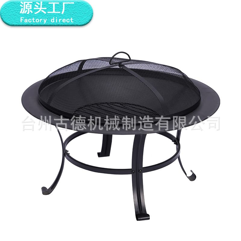 Outdoor camping homestay bonfire basin, round courtyard barbecue fire basin, new multi-functional heating basin for farmhouses