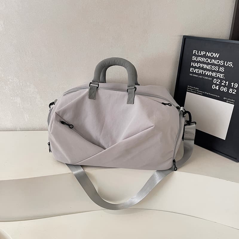 Large-capacity travel bag, short-distance travel lightweight bag, women's portable wet and dry separation sports fitness short-distance luggage bag