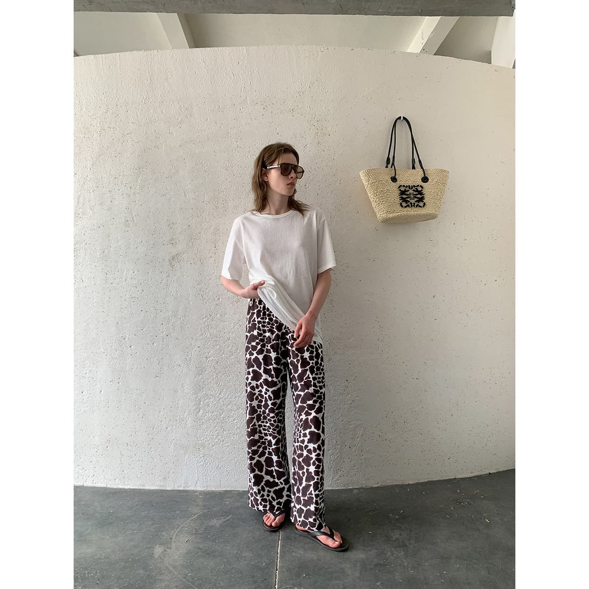 Trending dream DT ETOLIE American retro casual cow pants women's drawstring straight pants 2026 new trousers for women