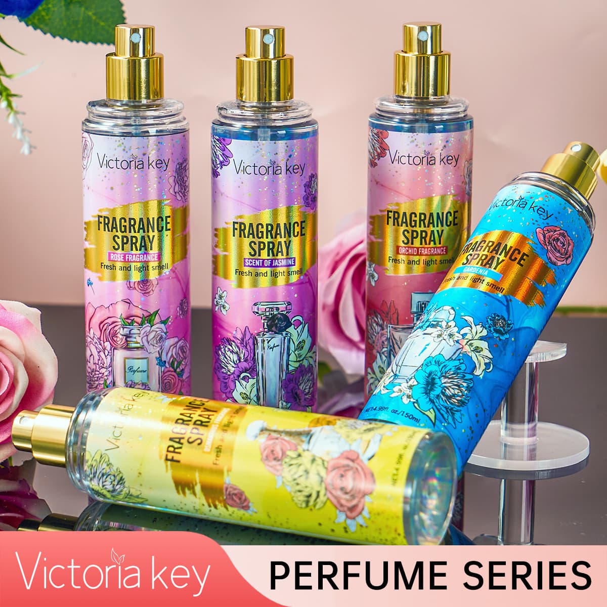 [Exclusive for cross-border supply] Victoria key hair and body fragrance spray, long-lasting light fragrance, fresh and alcohol-free