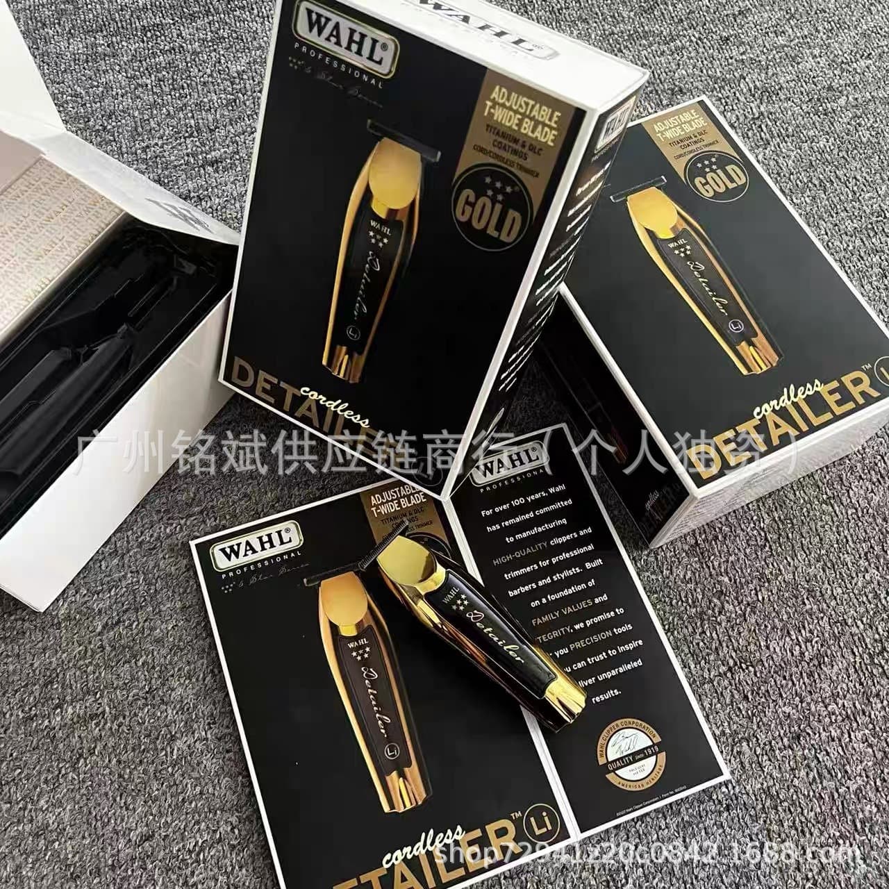 Cross-border version of Huaer professional engraving electric hair clipper oil head hair clipper retro hair clipper electric clipper WAHL8171 gold