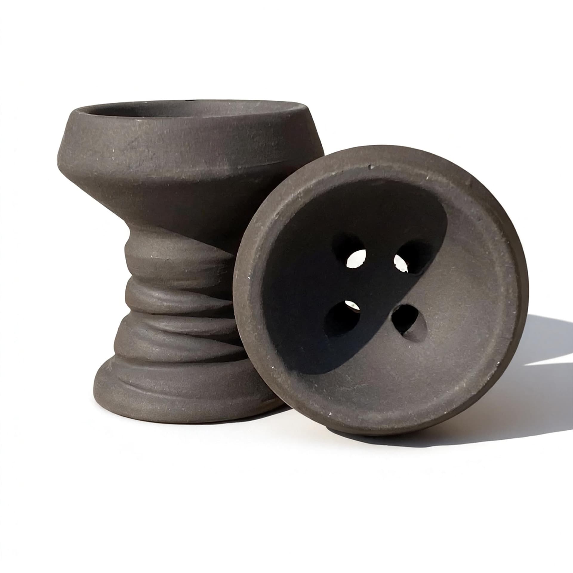 Cross-Border Trade Factory Source Russian Style Multi-Hole Ceramic Solid Thick Hookah Bowl Arabic Shisha Bowl