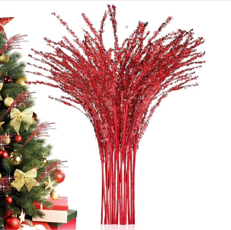 Cross-border Christmas decoration sequins Christmas tree decoration fireworks cuttings handmade DIY ornaments simulated Christmas cuttings