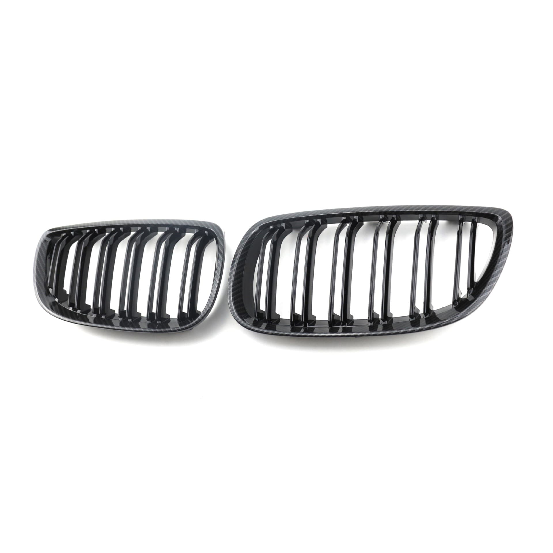 For BMW 3 Series E92 2006 2007 2008 2009 Dual Line Carbon Look Front Grille Car Front Bumper
