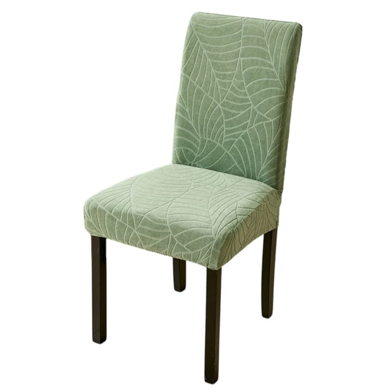 Cross-border waterproof chair cover modern thickened elastic chair cover solid color household wholesale leaf jacquard chair cover