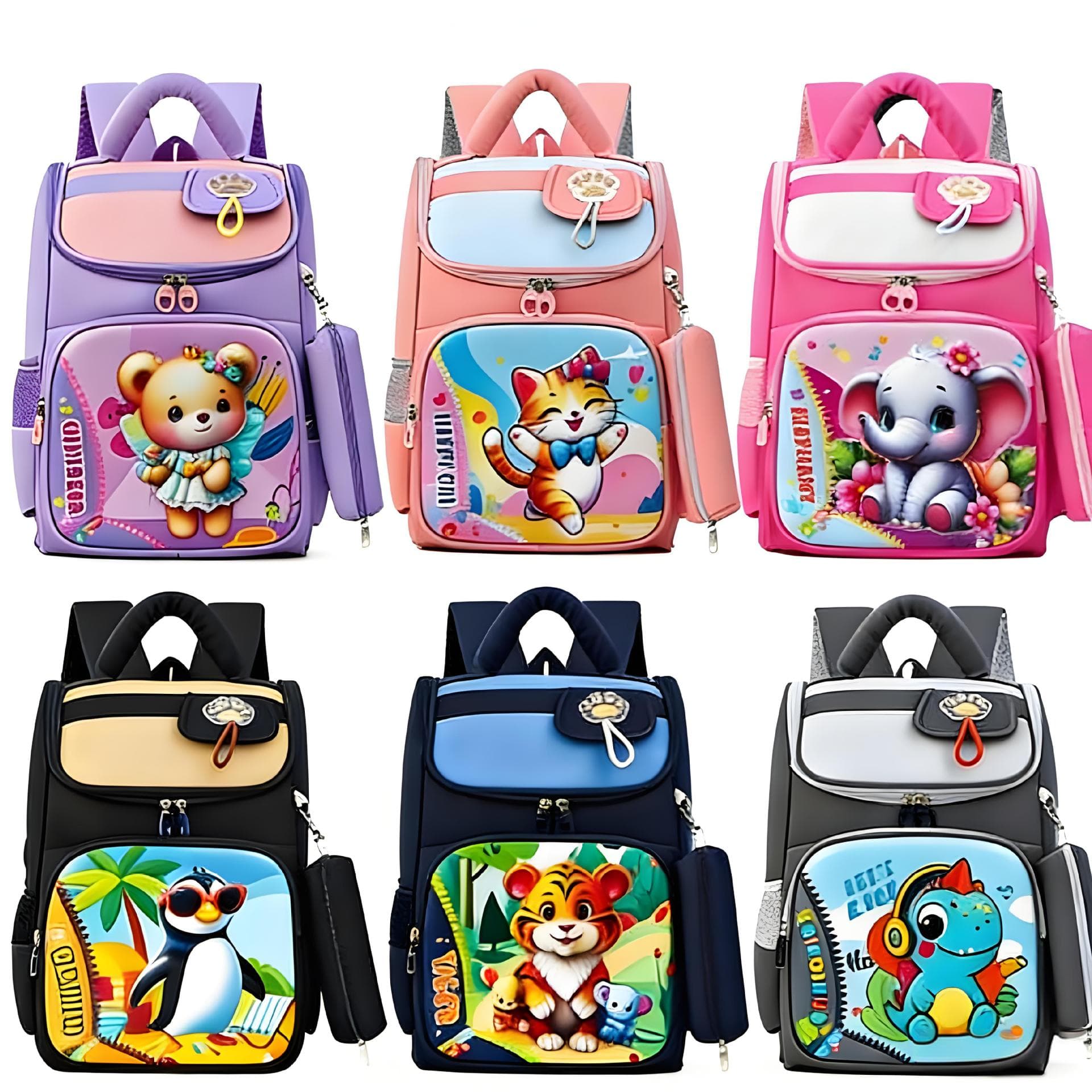 Cross-border Russia Children's Backpack Wholesale Weight-Reducing Space Backpack Cartoon Primary School Student School Bags