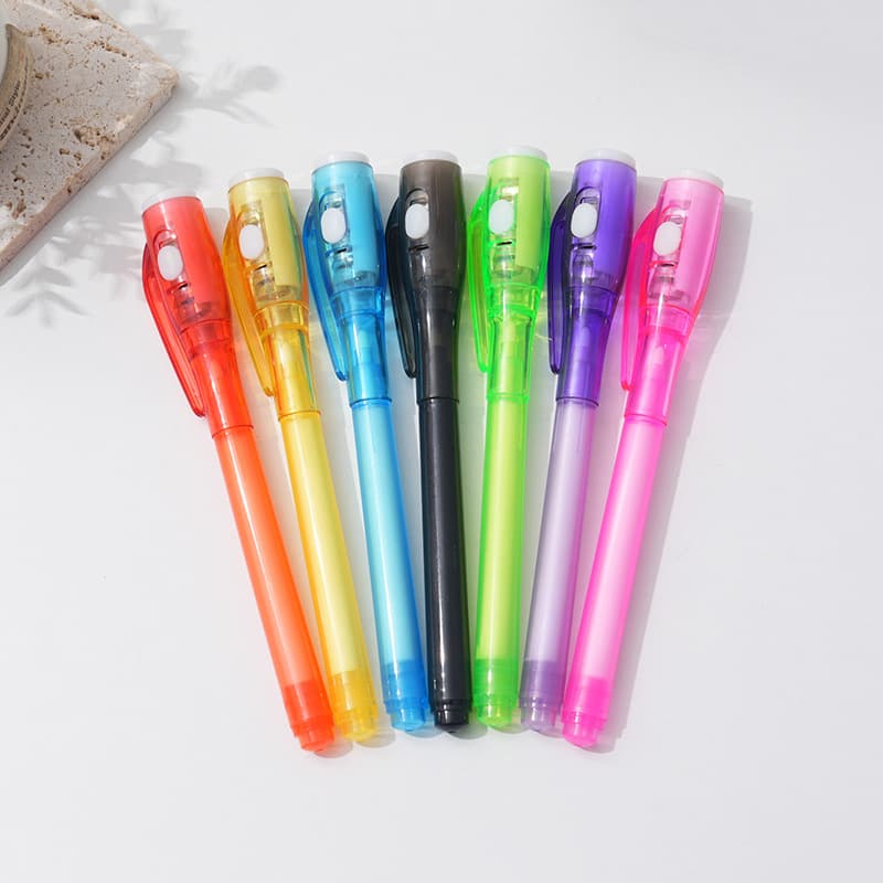 Foreign trade spot multi-functional anti-counterfeiting hidden letter UV magic pen advertising banknote detector LED ultraviolet UV invisible light pen