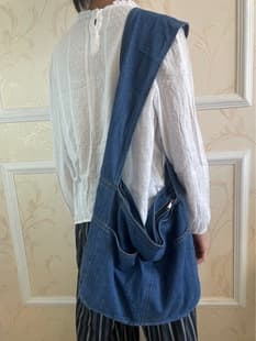 Forest-Style Denim Shoulder Bag Crossbody Bag Canvas Bag Gym Bag Dance Bag Student Backpack Yoga Bag Travel Bag