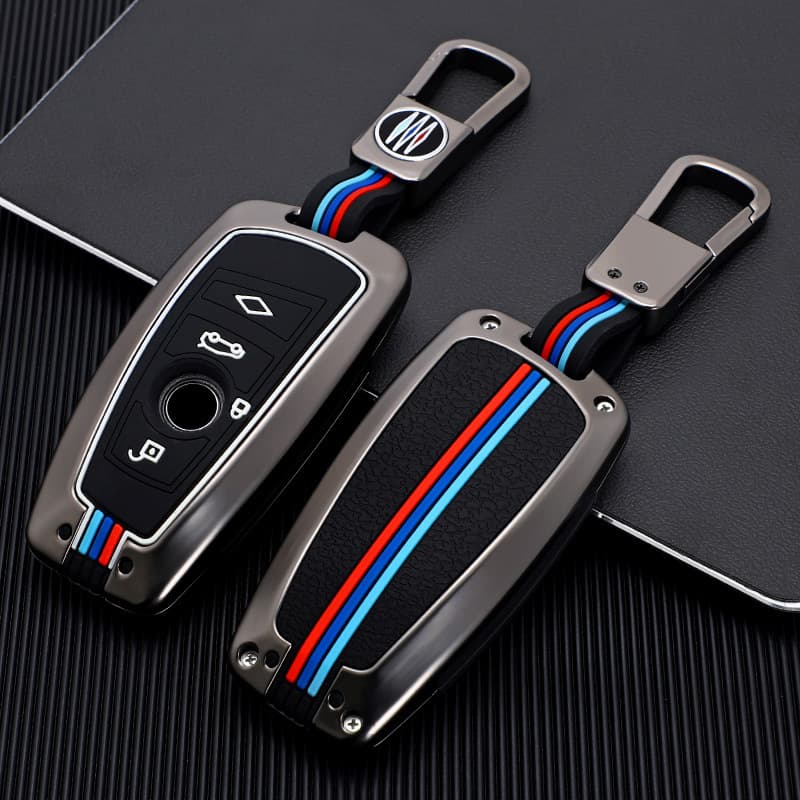 BMW 3 Series X5 Series 525 Compatible Key Case Metal Key Pouch Full Protection For Car Keys