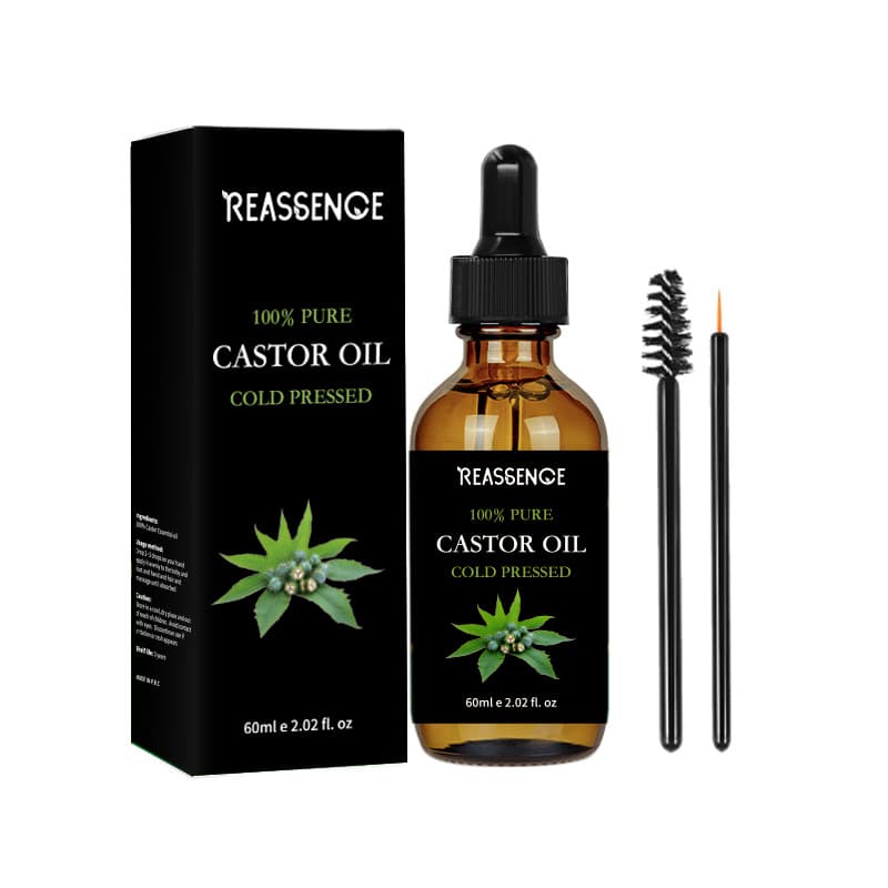Cross-border Castor Oil Jamaican Black Castor Oil Hair Massage Scalp Care Cold Pressed Factory Direct