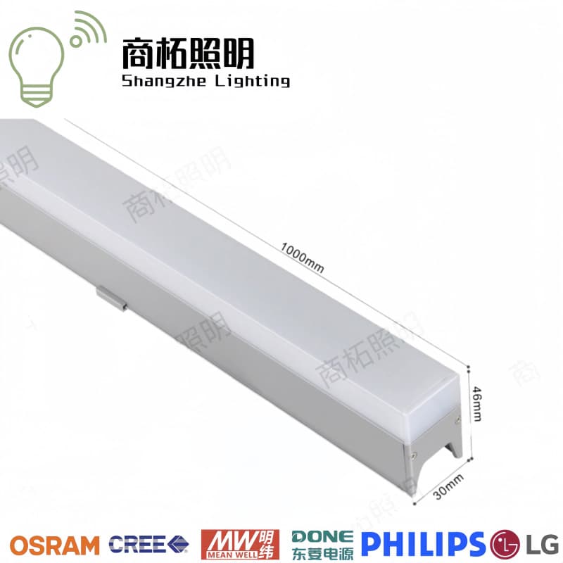 Factory Direct Outdoor Waterproof LED Linear Light RGB 512 External Control Guardrail Tube Seamless Connection Contour Light