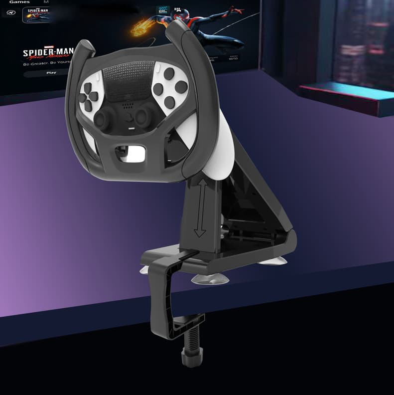 PS5 & PS5 Elite Controller Universal Steering Wheel Stand P5/P5 Elite Controller Steering Wheel Dock