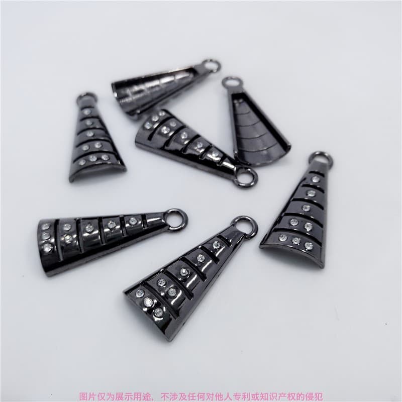 Yunnan Ethnic Style Earrings Original DIY Earrings Embroidery Patch Accessories Miao-style Fan-shaped Ear Drops
