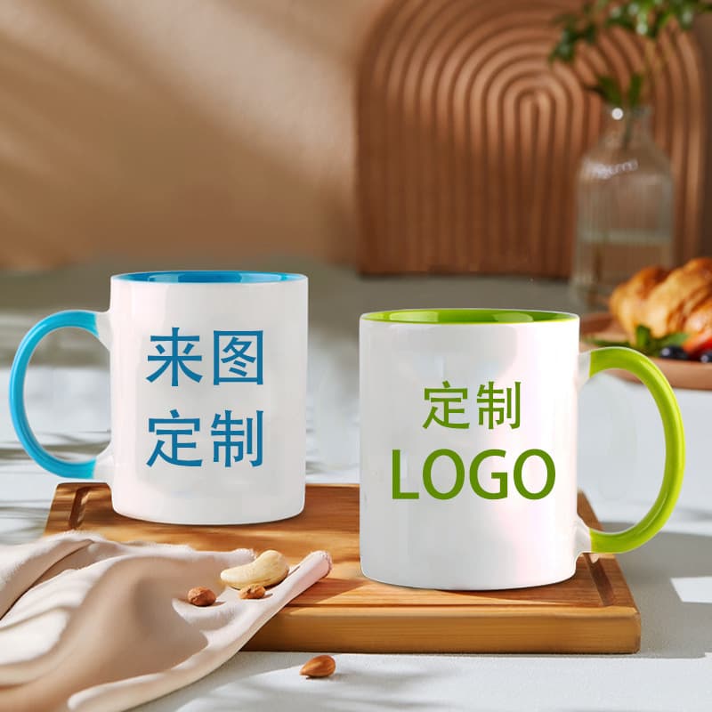 Colorful Ceramic Cup Stoneware Logo Custom Event Gift Coffee Cup Export Manufacturer Mug