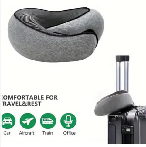 Memory Foam Cervical Support Neck Pillow Snail Travel Pillow Outdoor Car U-Shaped Pillow Memory Foam Wholesale