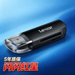 Lexar USB 3.2 2-in-1 Card Reader RW300, TF/SD Memory Card High-Speed microSD Card Reader