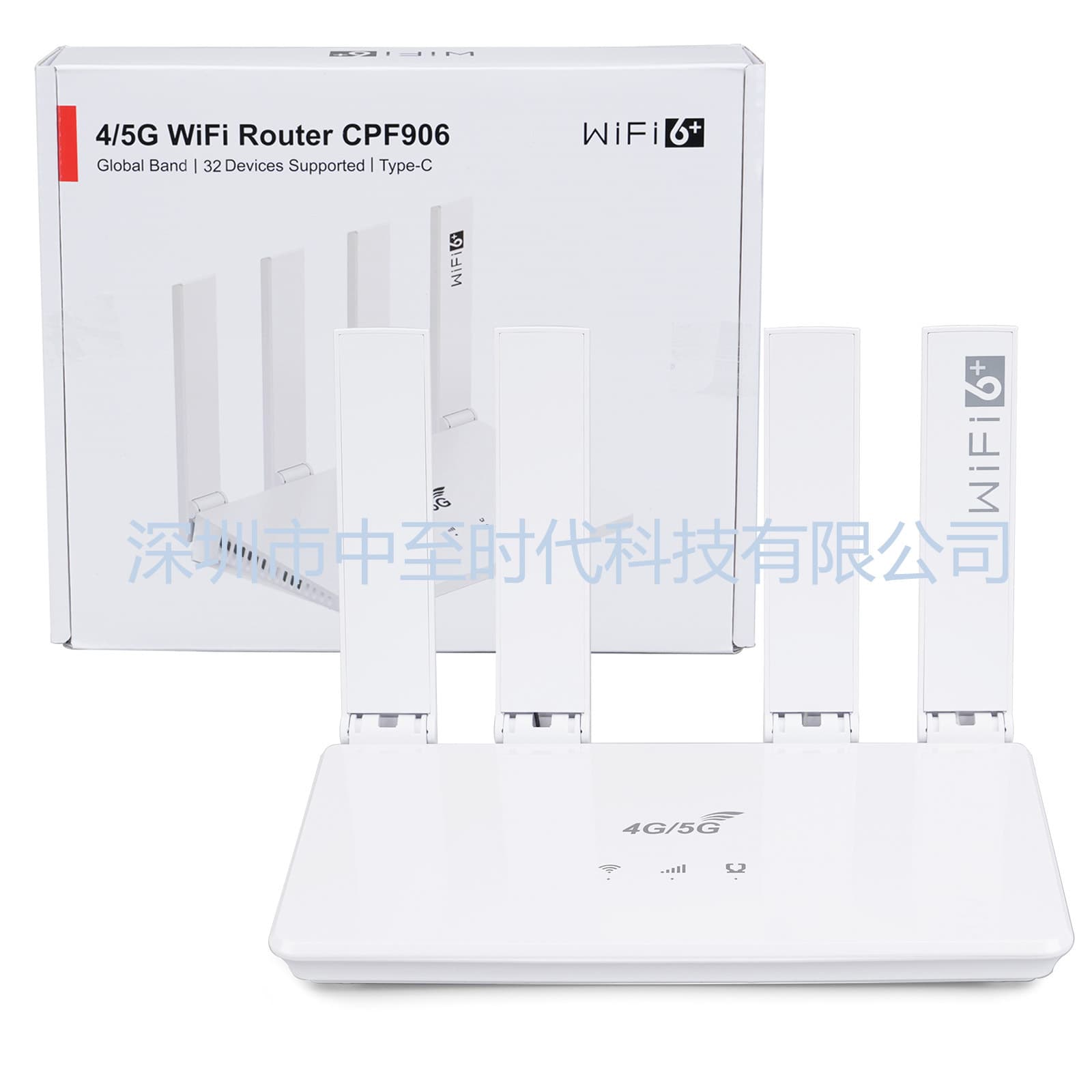 CPF906 4G WiFi Router with Type C Power Supply, 4G Full Frequency Band