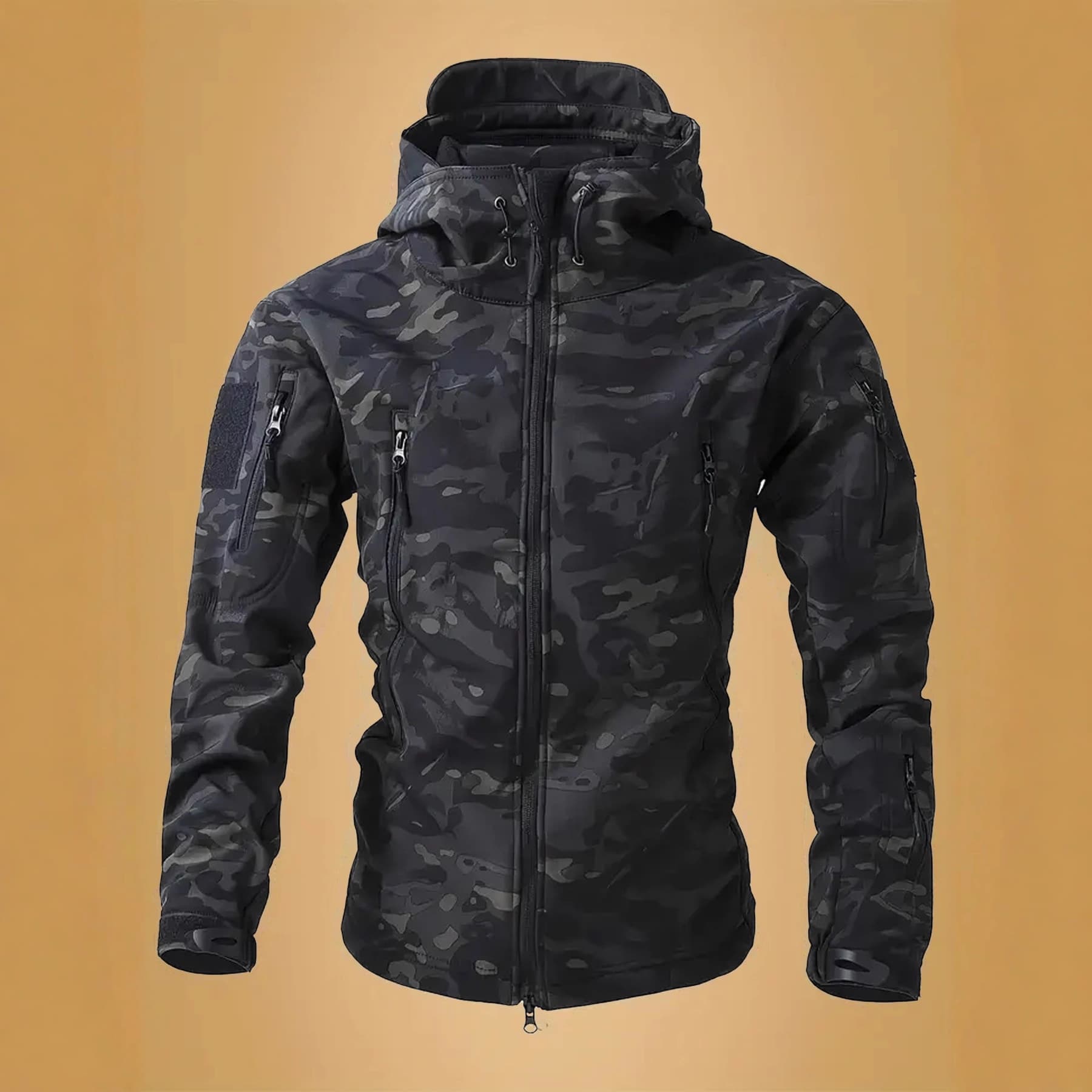 Cross-Border Code Tactical Three-Proof Functional Jacket Men's Soft Shell Jacket Waterproof and Windproof High-End American Style Jacket