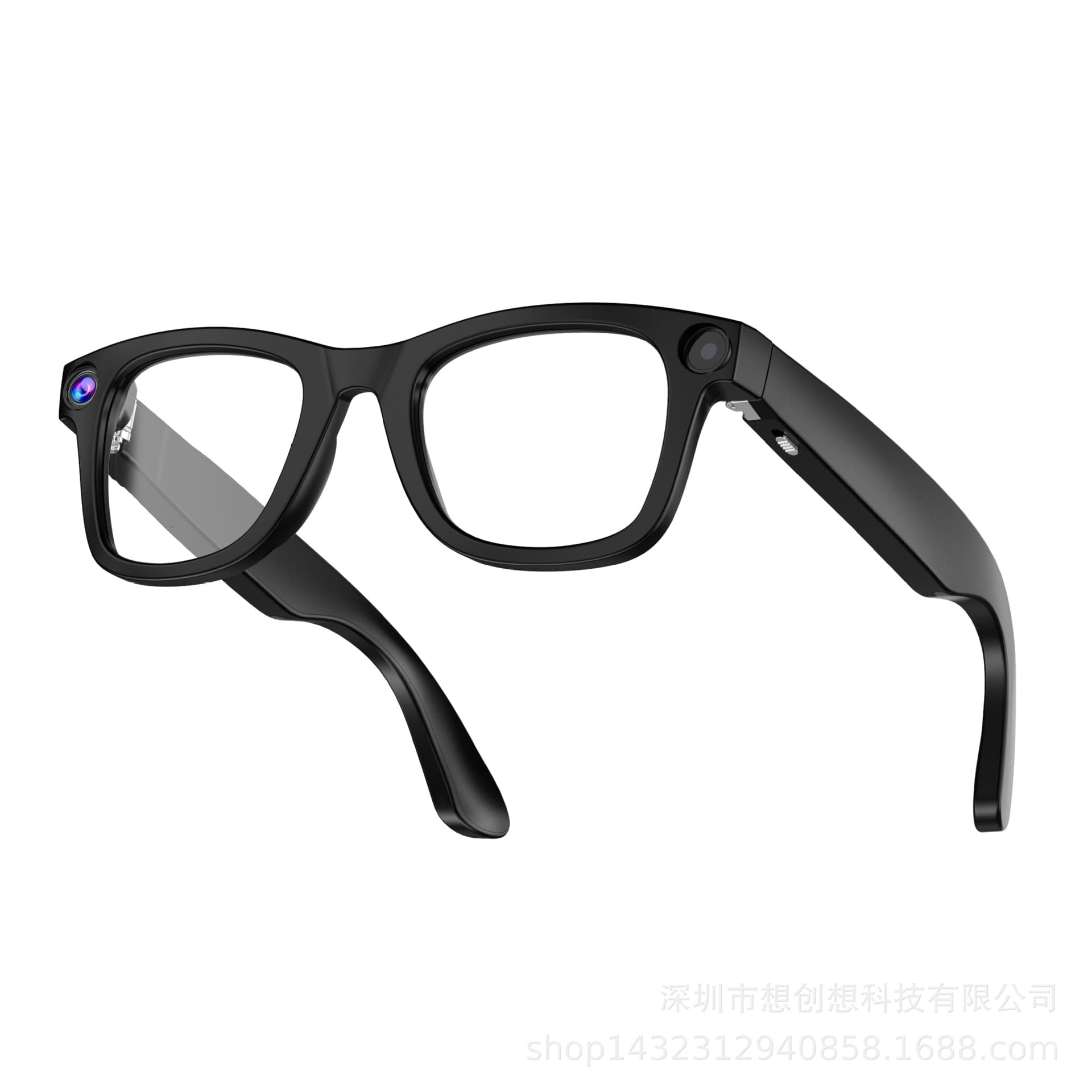 [Factory Direct] Smart AI Glasses: Integrated Wireless Bluetooth Earphones, Noise-Canceling Calls, Outdoor Cycling Ready