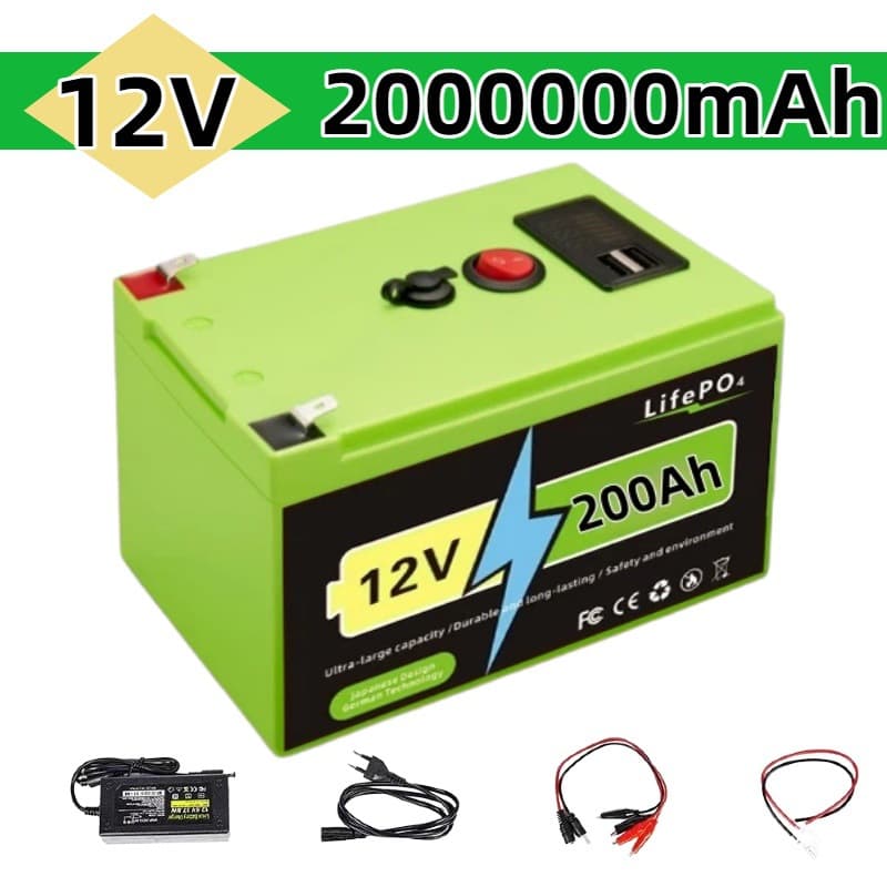 Home Energy Storage RV Off-Grid System Solar Power System Marine 12V 150AH LiFePO4 Battery
