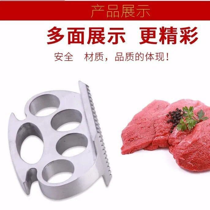 New Aluminum Alloy Handheld Meat Tenderizer Hammer, Multi-Function Portable Kitchen Tool for Tenderizing Meat