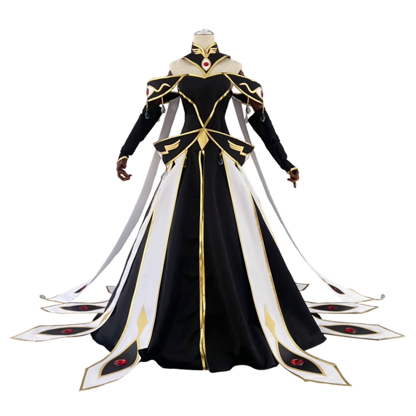 Rebel Lelouch Cos Suit Cc White Queen C.C Women's Cosplay Two-Dimensional Animation Dress