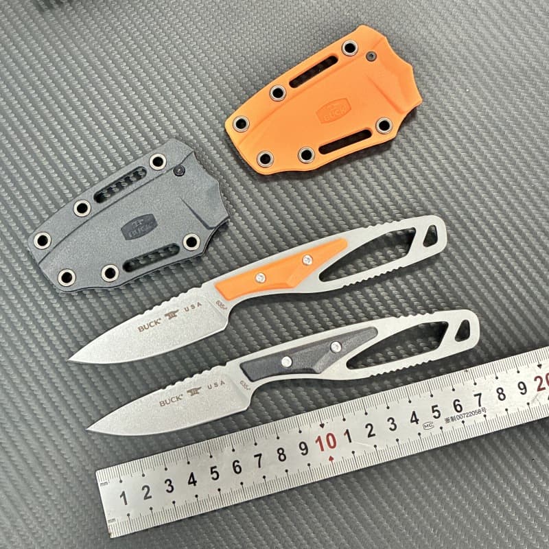 Cross-border Hot Selling 635 Mini Straight Knife Outdoor Tool One-piece with K Sheath Field Portable Survival EDC Knife