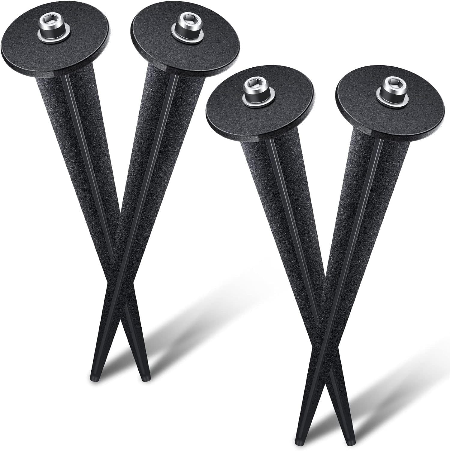 Flood Light Ground Spike Stake Cross-border Hot-Selling Floodlight Die-Cast Aluminum Bracket Ground Spike