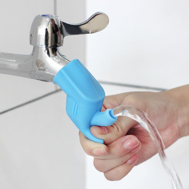Factory Direct Faucet Extender, Home Face Washing and Mouth Rinsing, Portable Silicone Anti-Splash Spout