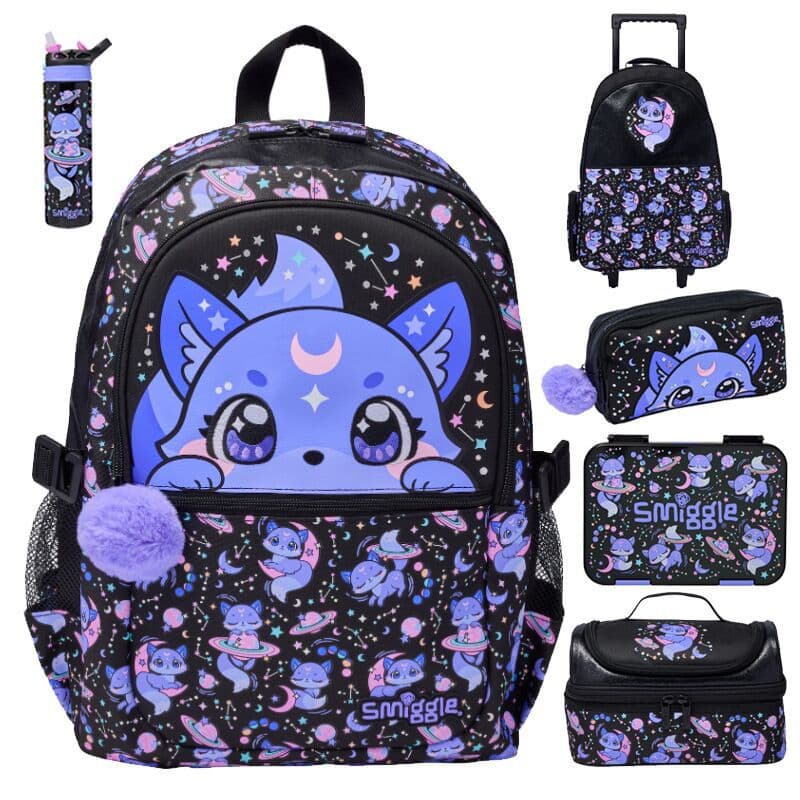 Australian smiggle schoolbag girls primary and secondary school children large capacity backpack cartoon backpack outdoor leisure bag