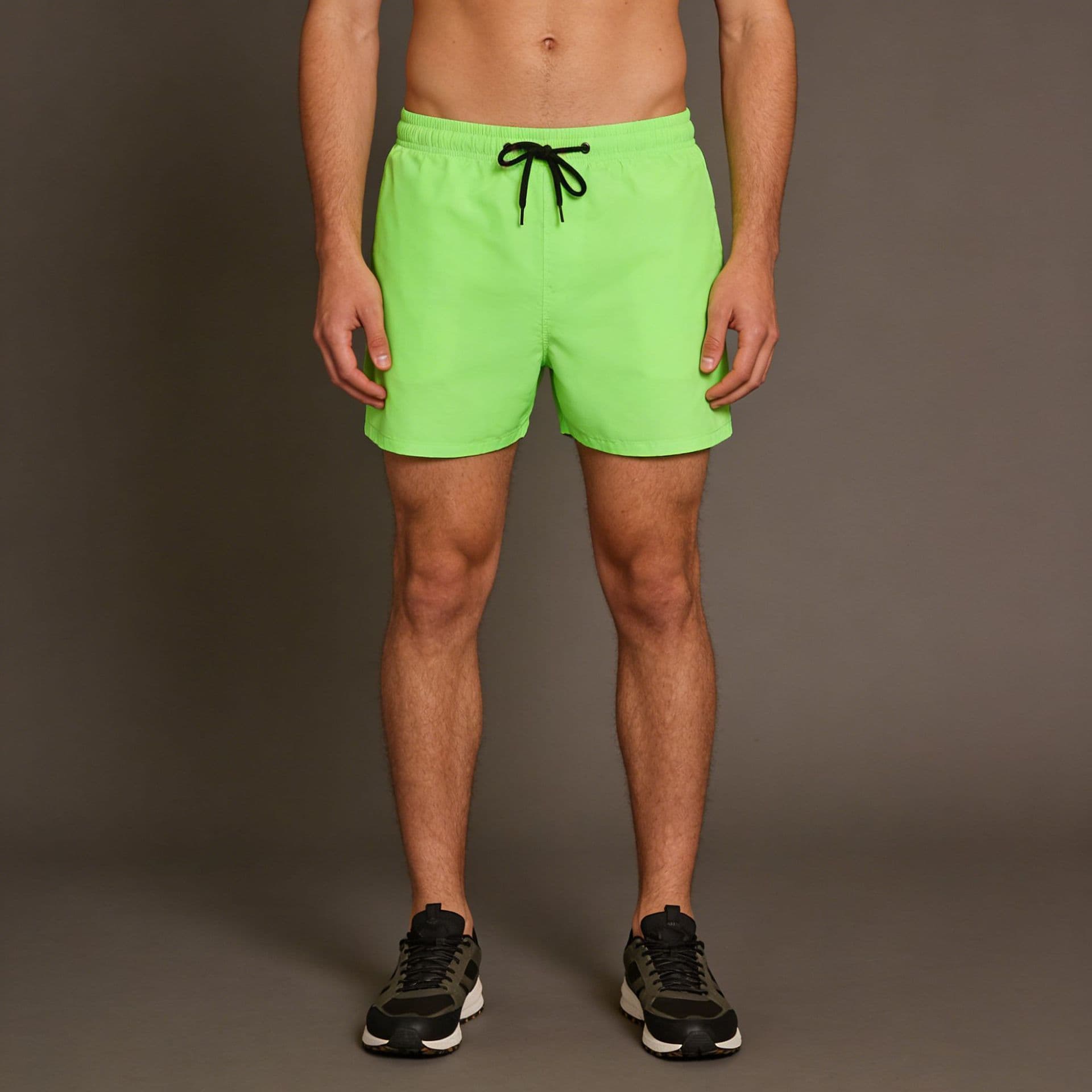 Cross-border solid color men's beach pants beach casual trendy swimming trunks straight stock wholesale waterproof water-repellent beach pants for men