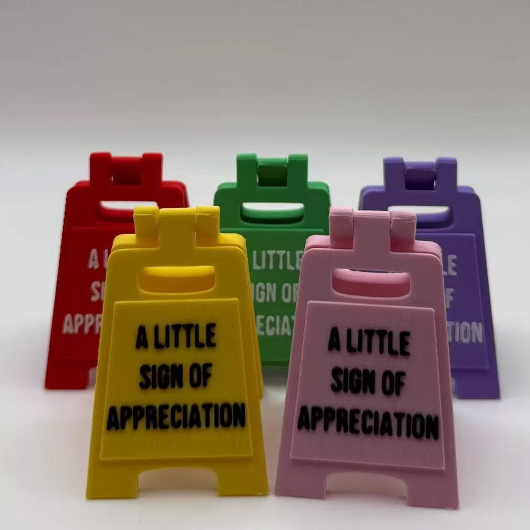 Cross-border Caution Overstimulated Office Quote Sign Decoration Creative Small Ornament