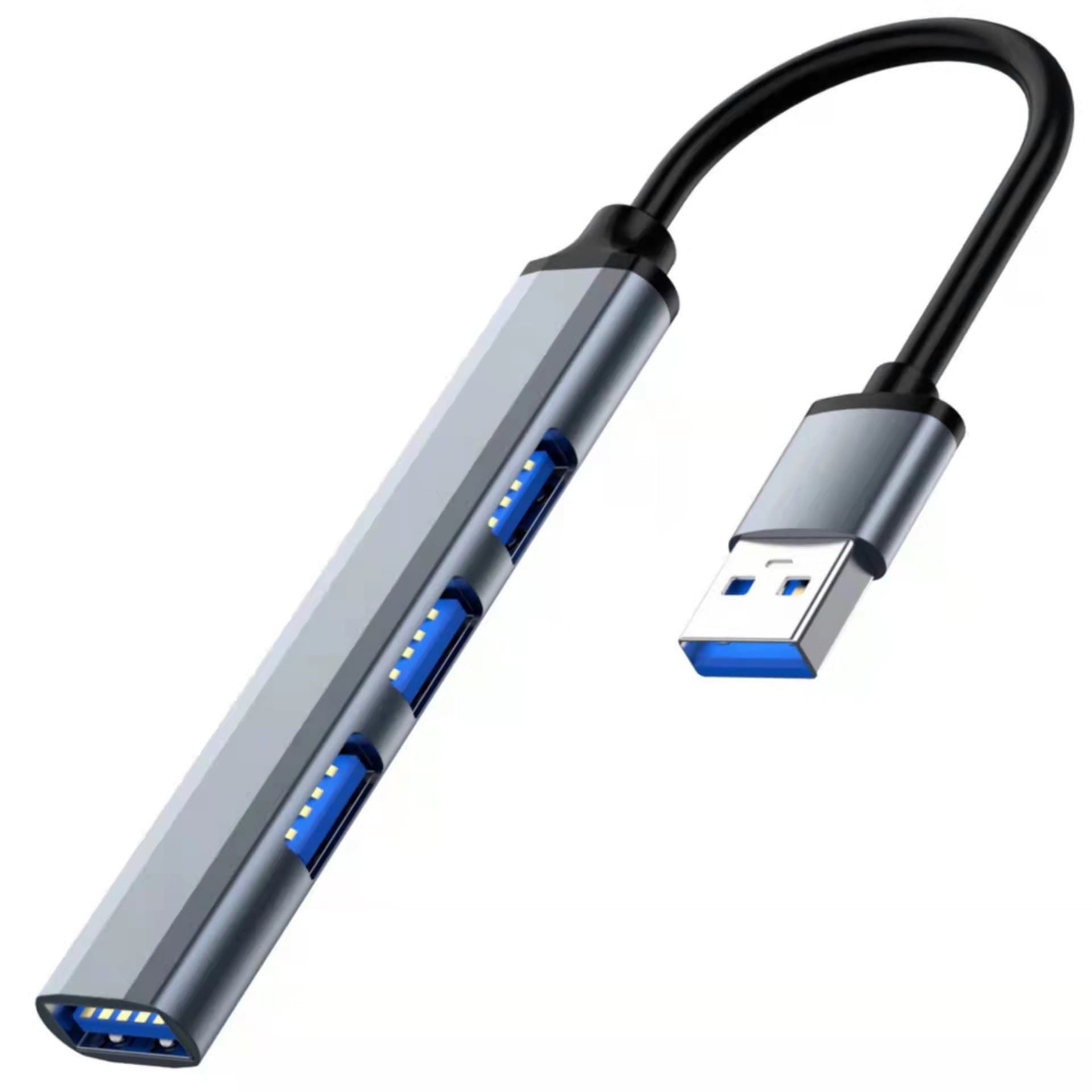 USB HUB 4-Port High-Speed Hub USB 3.0 Splitter Expansion Adapter for Computer