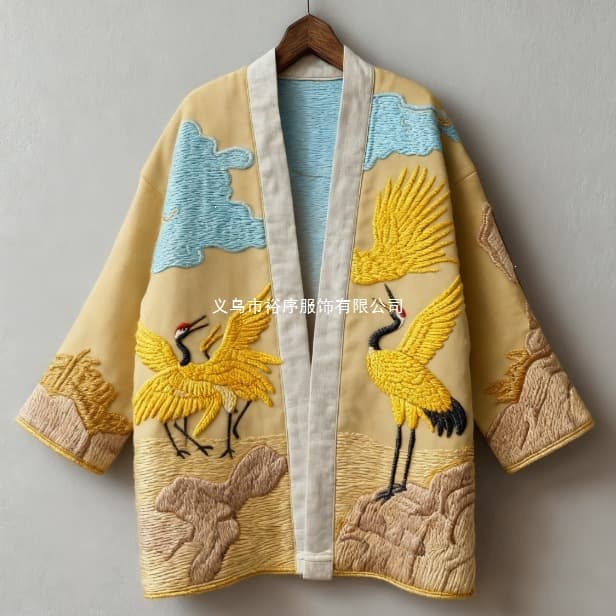 2026 cross-border temu new art kimono jacket cardigan cloak robe direct injection digital printing process