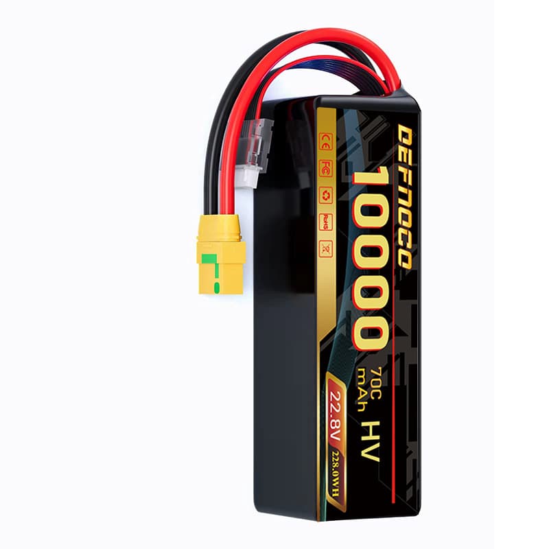FPV High Voltage 10000mAh 6S 22.8V 70C RC Drone FPV Racing Quadcopter RC Battery HV