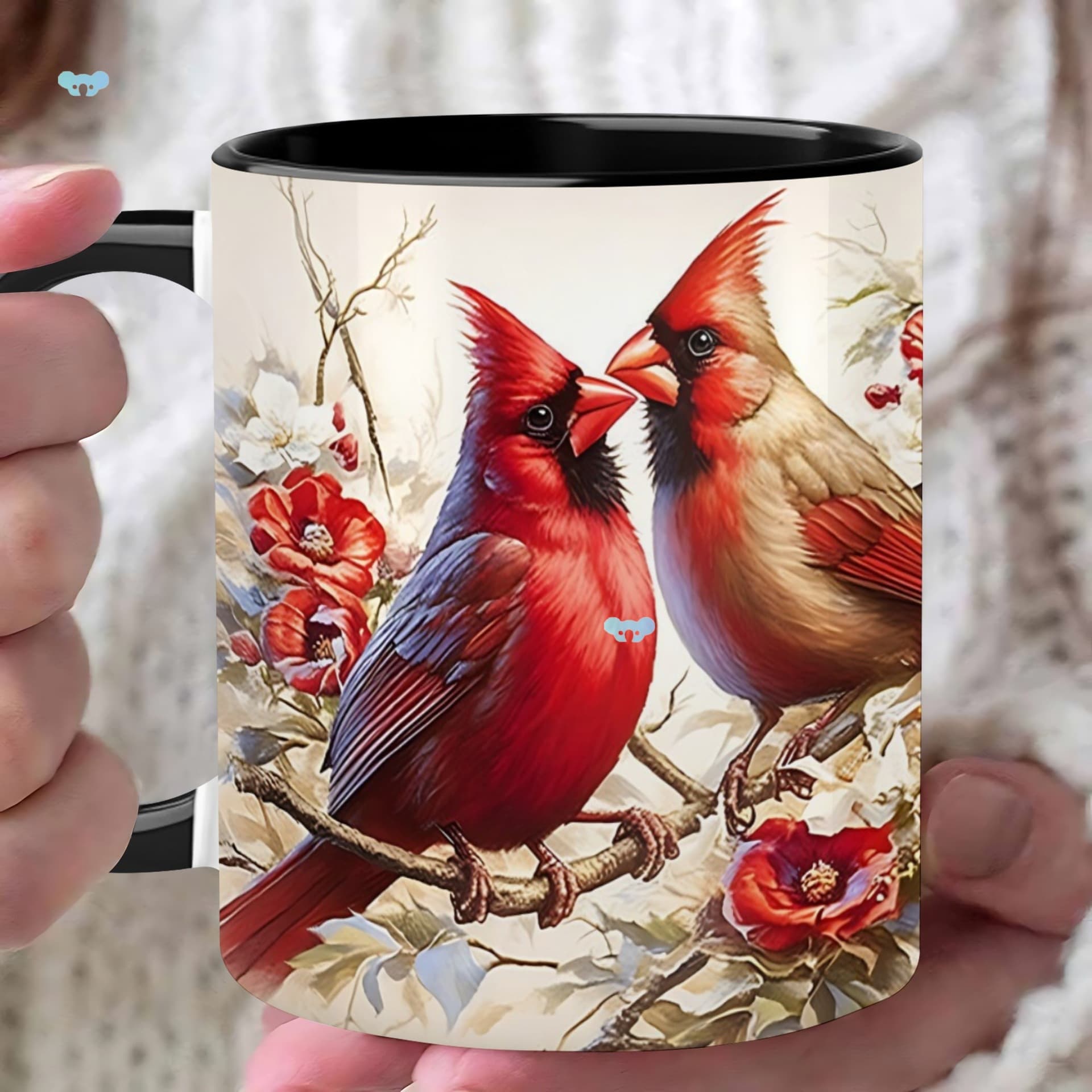 Cardinal Bird Mug 11oz Red Cardinal Bird Mug 1pc Forest Cross-border