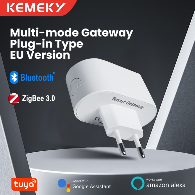 Zigbee wireless socket gateway for remote control of whole-house smart home gateway central control host, factory direct sales.