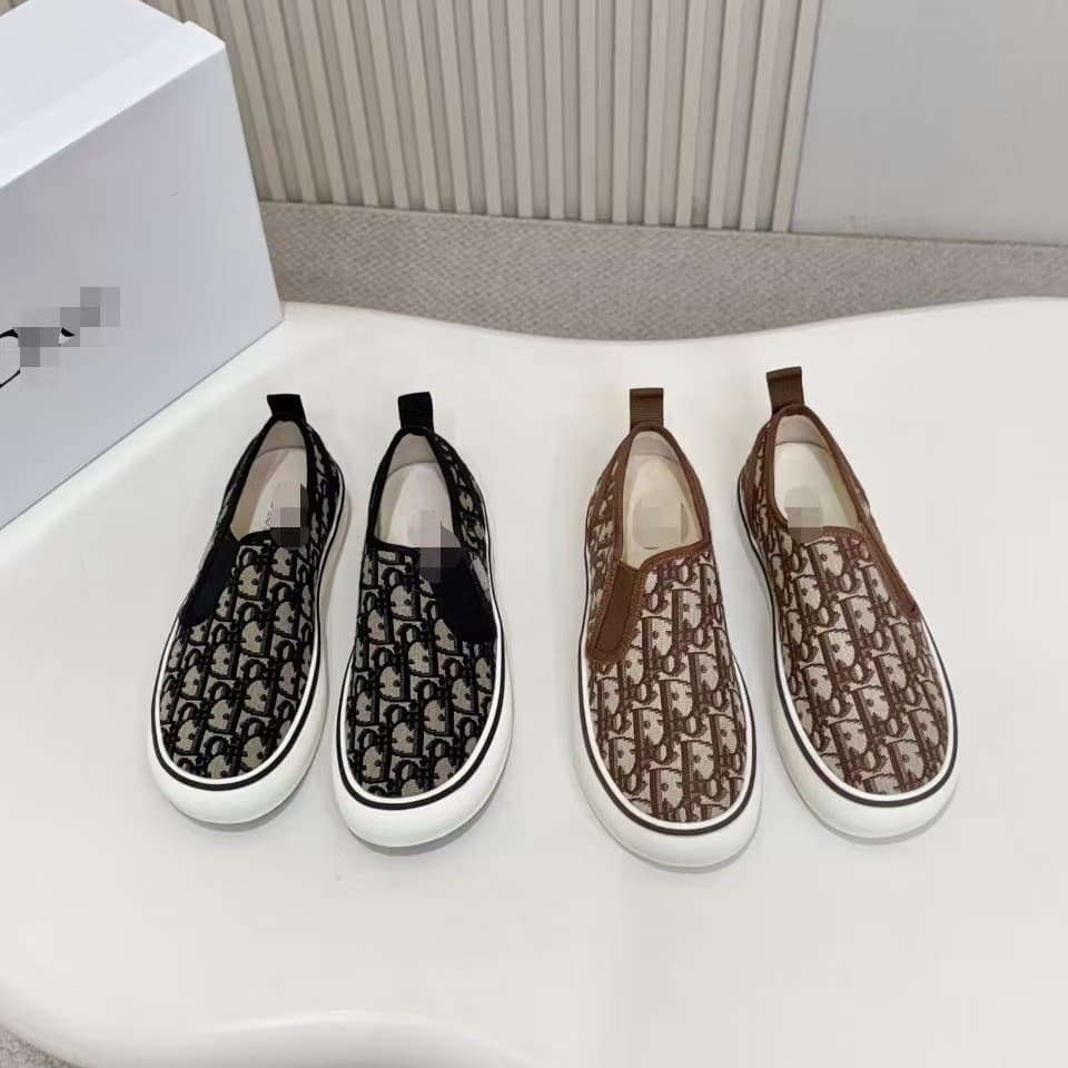 Dior Retro Classic Fashion Minimalist Slip-On Design Casual Skate Shoes 2026 Exquisite Casual Sneakers Traine