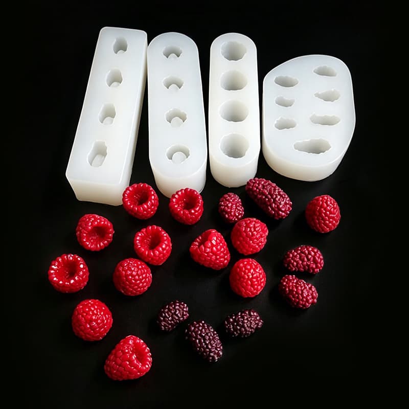 Fruit, Mulberry, Raspberry, Various Shapes, Scented Candles, Silicone Molds, DIY Baking Cake Decorations, Plaster Ornaments