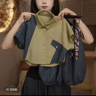 New Summer Boys' Short-Sleeve Shirt Set Fashionable Versatile Two-Piece Casual Outfit for Baby Boys