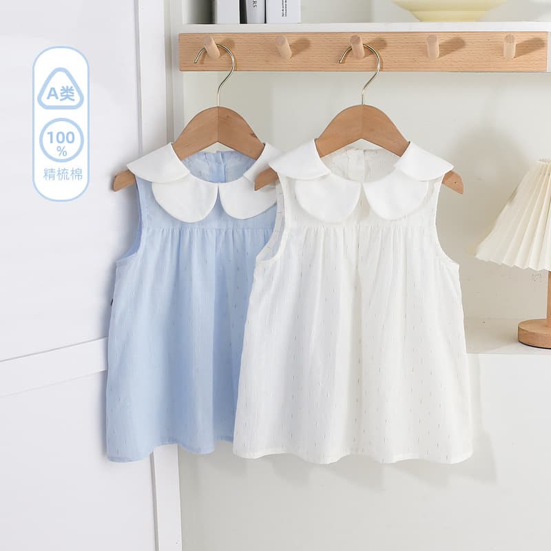 Girls Dress 2026 New Baby Girl Casual Skirt Baby Summer Thin Sleeveless Style Princess Dress Summer