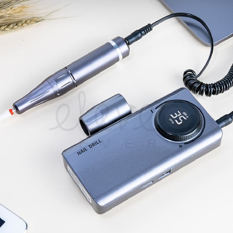 Portable Rechargeable Electric Nail Drill Machine Manicure Pedicure Tool Polishing Buffer Remover for Beauty Salon Home Use