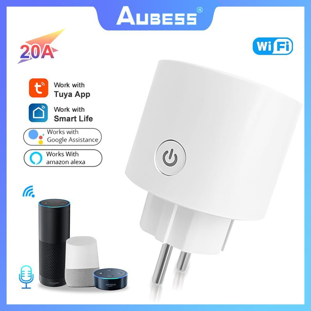 Tuya WiFi EU Standard Smart Socket with Energy Monitoring