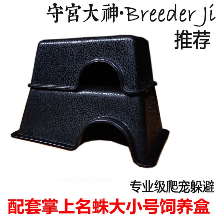 Reptile Plastic Hideout Cave, Non-Toxic Small Pet Hide for Leopard Gecko, Bearded Dragon, Lizard, Live Pet Supplies, Terrarium Decoration