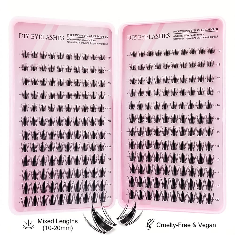 Cross-border Eyelash Book DIY Lash Extensions Large Capacity Comic Style False Lashes Natural Simulation Lashes
