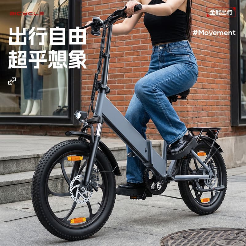 Factory Wholesale Folding Electric Bike Outdoor Off-Road Electric Bike Cross-Border Export Long Range Electric Bike