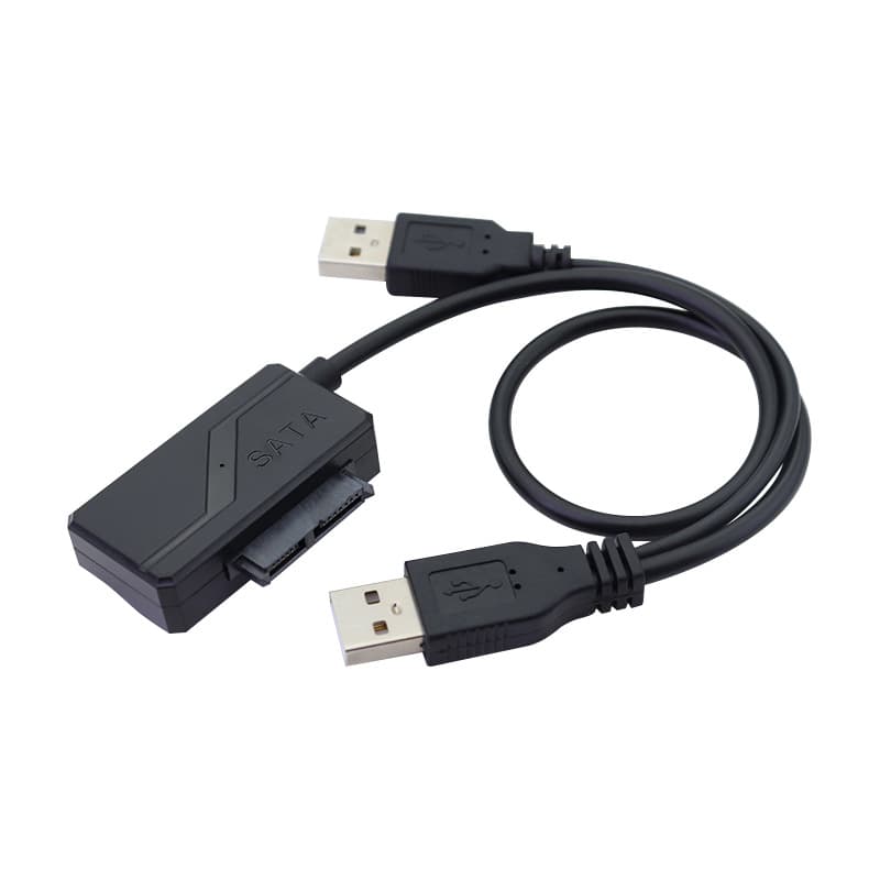 External Laptop Optical Drive USB Reading Cable USB 2.0 to SATA Connection Cable 7+6 Optical Drive Cable SATA Easy Drive Cable