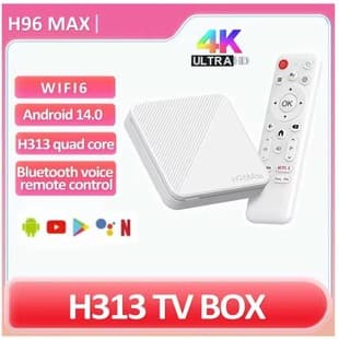 Cross-border Hot Selling Network Set-Top Box H96MAX Allwinner H313 Dual-Band WiFi 5G Bluetooth 4K HD TVBOX